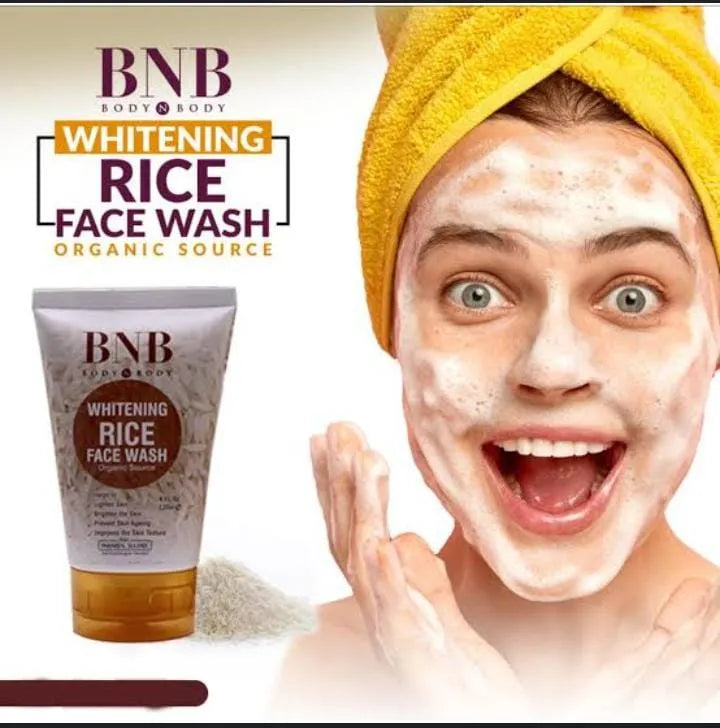 B.N.B Best skin glowing & whitening rice face wash