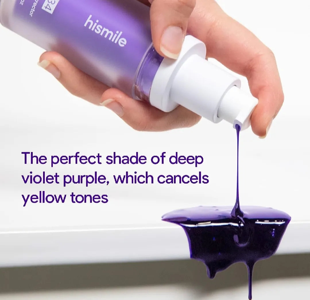 V34 Purple Whitening Toothpaste Care For Teeth Gums 30ml