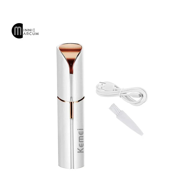 Kemei Ladies Shaver Rechargeable For Upperlips Face & Body