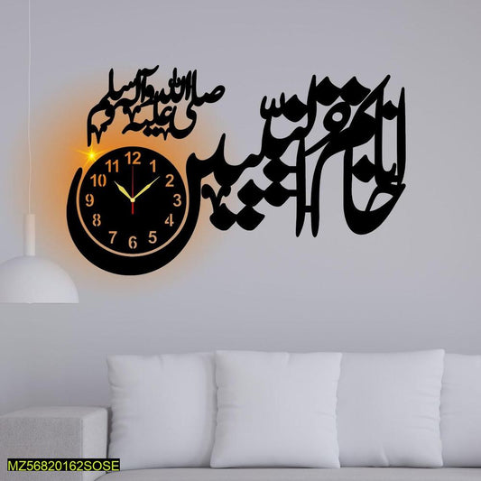 Ana Wall Clock With Light