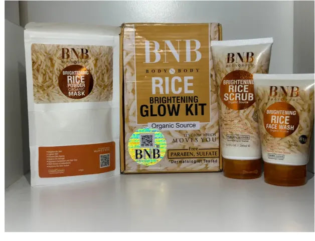 B.N.B Best skin glowing & whitening rice face wash